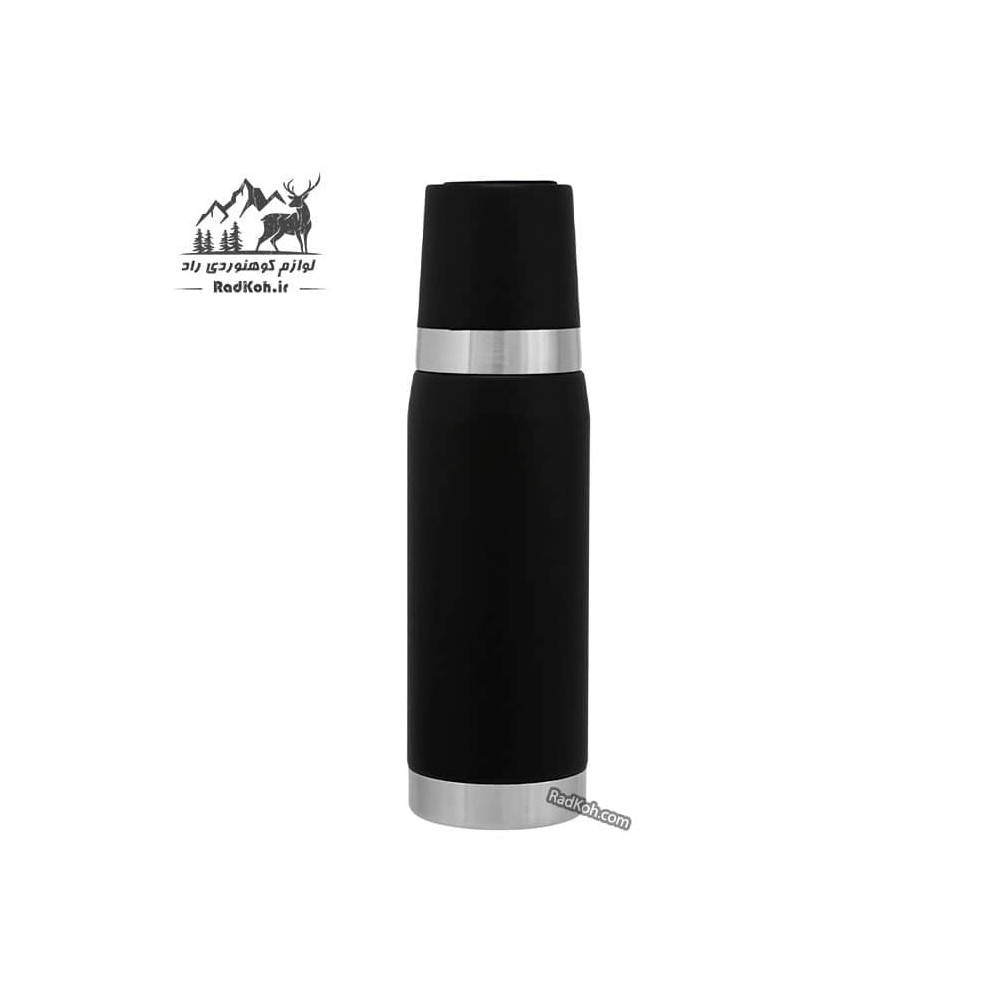فلاسک نشکن 750 میلی لیتری استنلی مستر مدل Master Thermal Bottle 0.75L رنگ مشکی