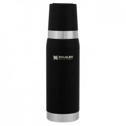 فلاسک نشکن 750 میلی لیتری استنلی مستر مدل Master Thermal Bottle 0.75L رنگ مشکی