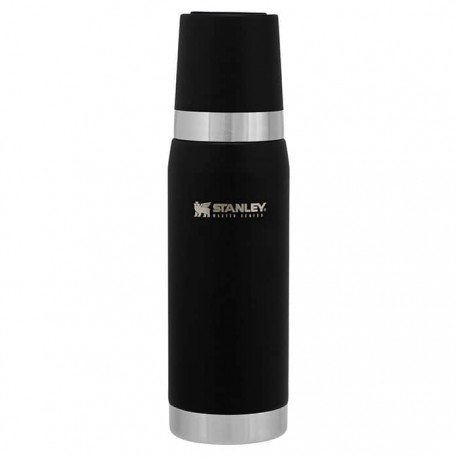 فلاسک نشکن 750 میلی لیتری استنلی مستر مدل Master Thermal Bottle 0.75L رنگ مشکی