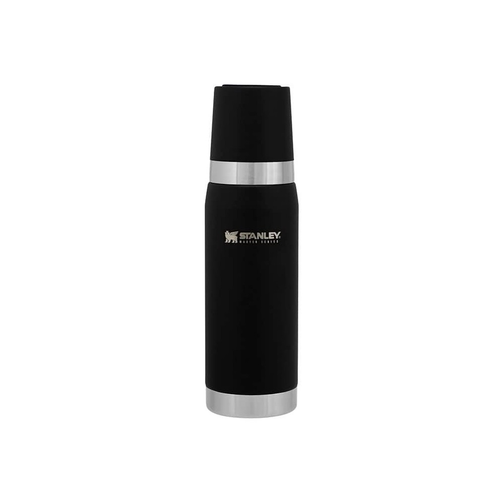 فلاسک نشکن 750 میلی لیتری استنلی مستر مدل Master Thermal Bottle 0.75L رنگ مشکی