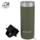 ماگ نشکن 530 میلی لیتری استنلی مستر مدل Master Packable Mug 0.53L رنگ سبز
