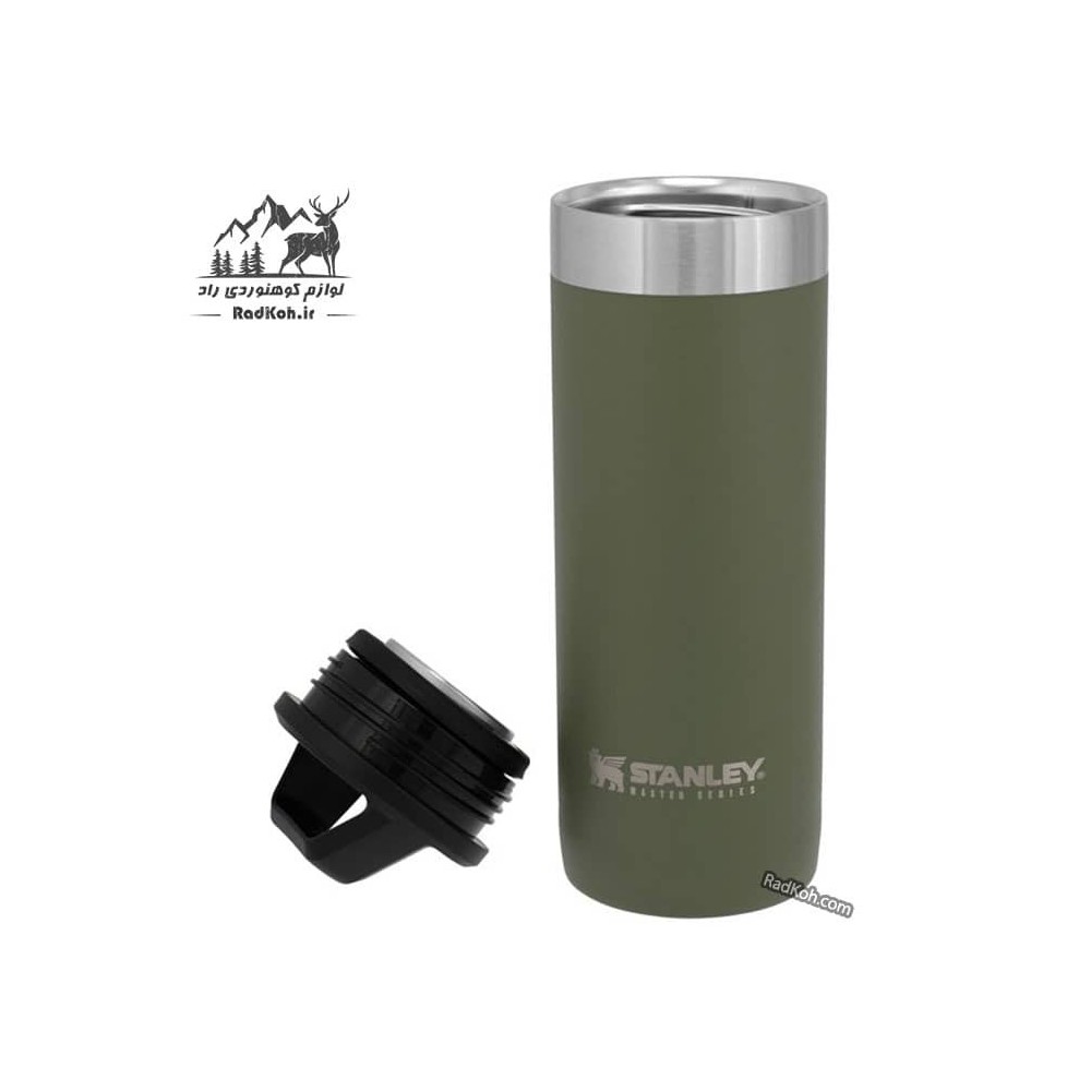 ماگ نشکن 530 میلی لیتری استنلی مستر مدل Master Packable Mug 0.53L رنگ سبز