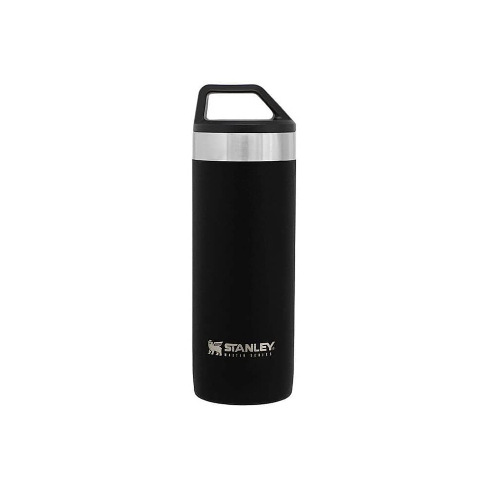 ماگ نشکن 530 میلی لیتری استنلی مستر مدل Master Packable Mug 0.53L رنگ مشکی