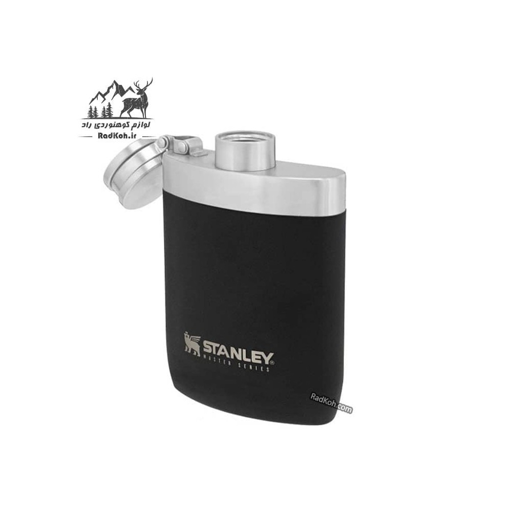 فلاسک جیبی کتابی استنلی مستر مدل Hip Flask 0.23L رنگ مشکی
