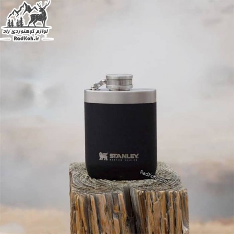 فلاسک جیبی کتابی استنلی مستر مدل Hip Flask 0.23L رنگ مشکی