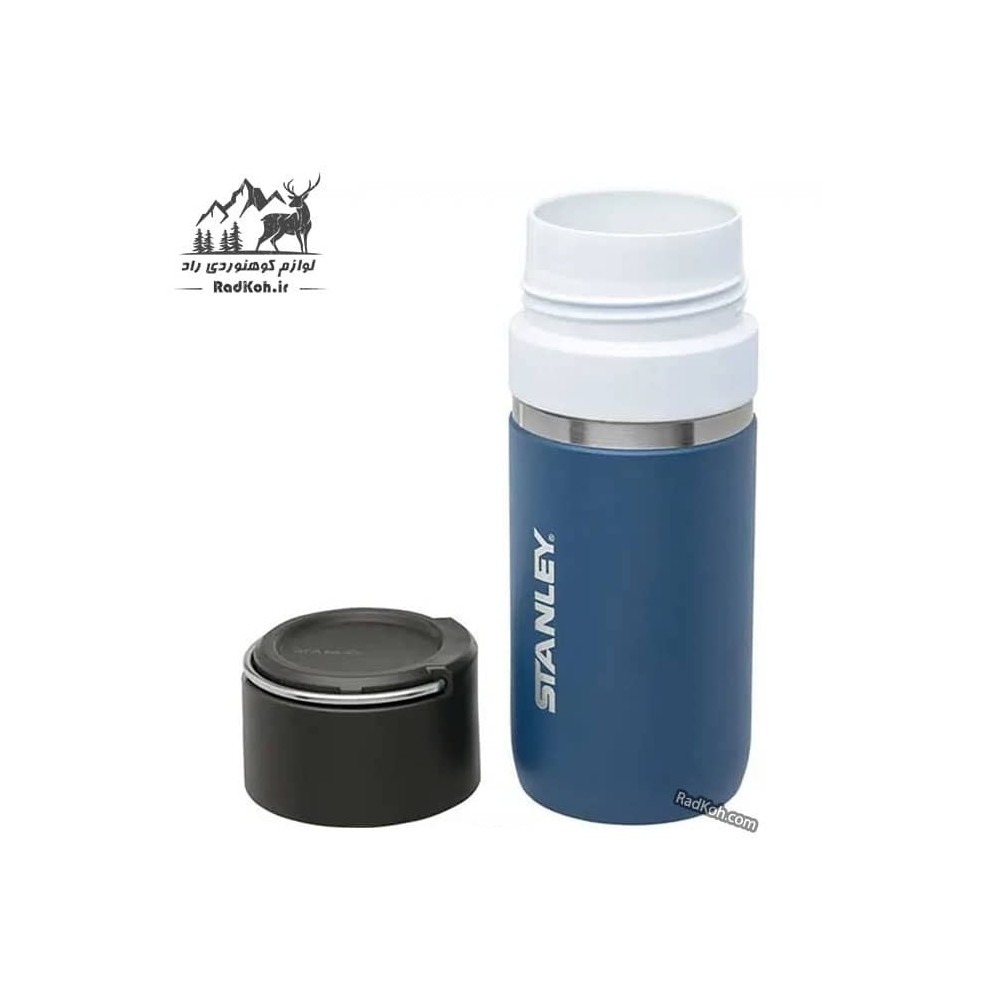 فلاسک سرامیکی 470 میلی لیتری استنلی مدل stanley Go Bottle 0.47L رنگ سرمه ای