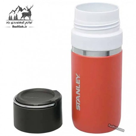 فلاسک سرامیکی 470 میلی لیتری استنلی مدل stanley Go Bottle 0.47L رنگ نارنجی