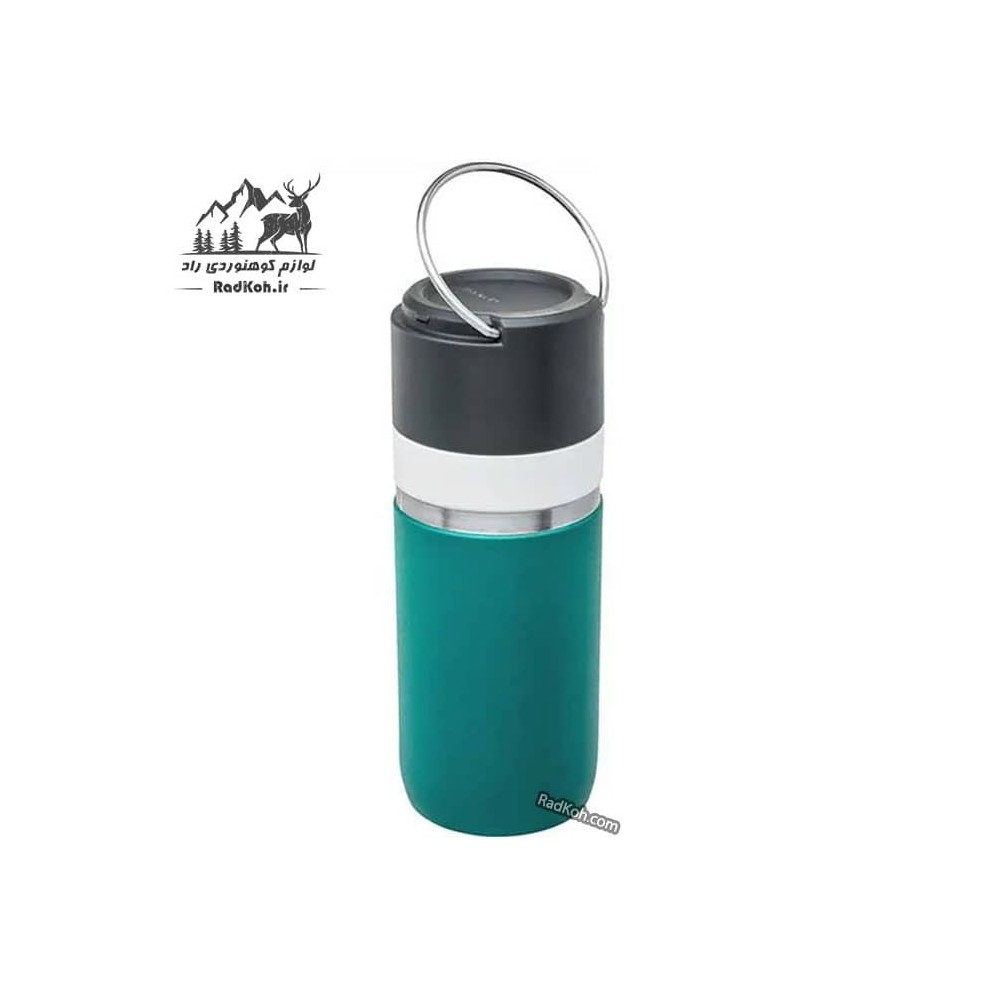 فلاسک سرامیکی 470 میلی لیتری استنلی مدل stanley Go Bottle 0.47L رنگ سبز آبی