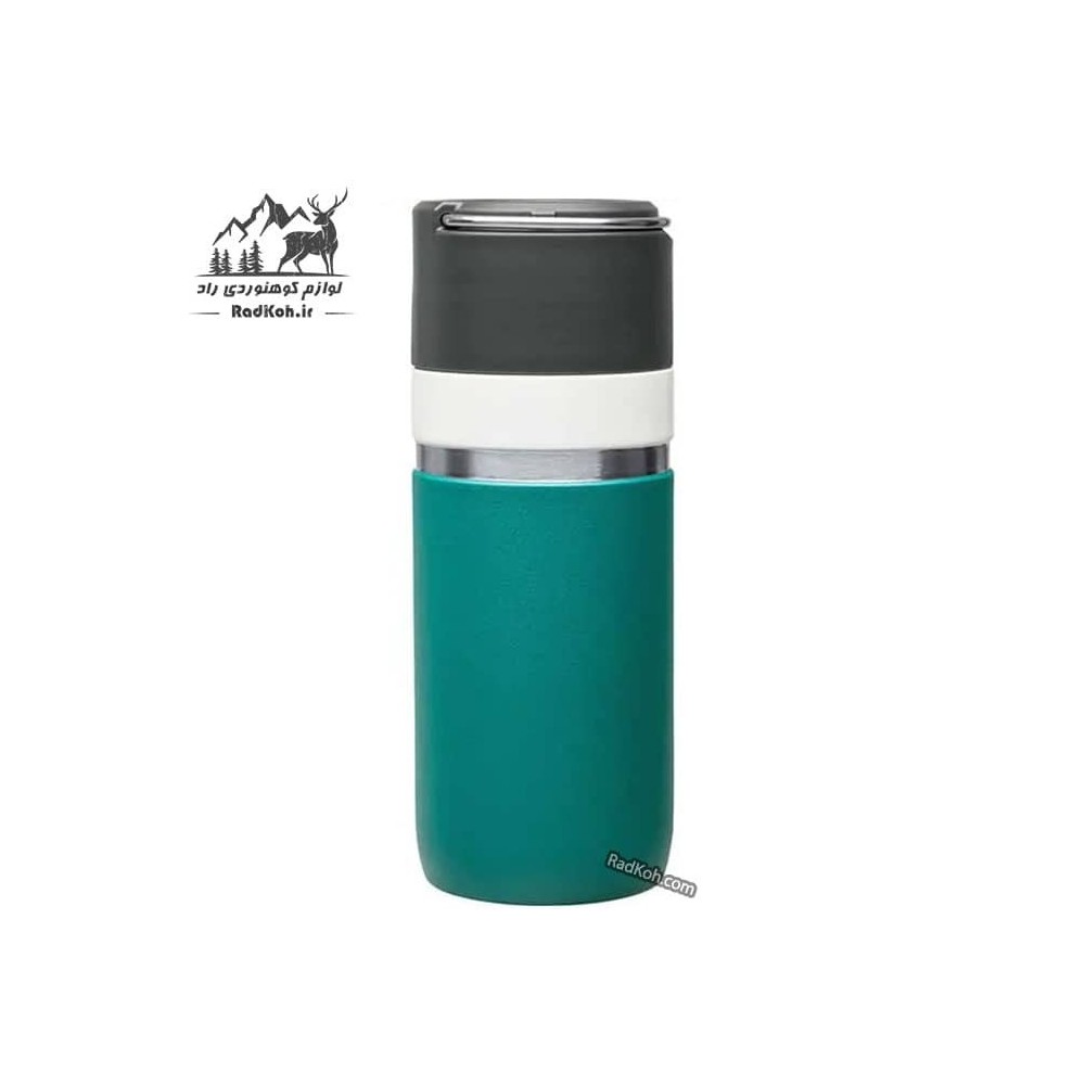 فلاسک سرامیکی 470 میلی لیتری استنلی مدل stanley Go Bottle 0.47L رنگ سبز آبی