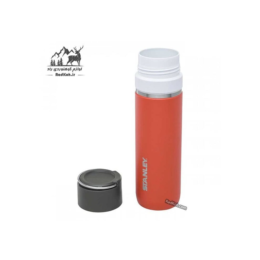 فلاسک سرامیکی 700 میلی لیتری استنلی مدل stanley Go Bottle 0.70L رنگ نارنجی
