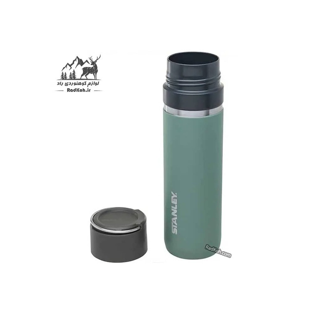 فلاسک سرامیکی 700 میلی لیتری استنلی مدل stanley Go Bottle 0.70L رنگ سبز