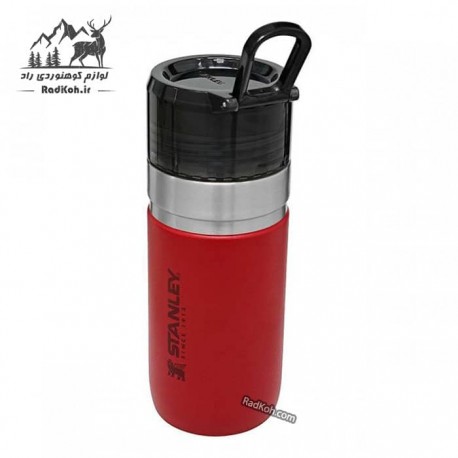 قمقمه دو جداره استنلی 0.47 میلی لیتری مدل Water Bottle 0.47L رنگ زرشکی