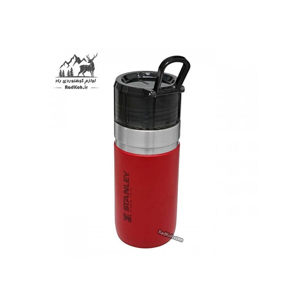 قمقمه دو جداره استنلی 0.47 میلی لیتری مدل Water Bottle 0.47L رنگ زرشکی