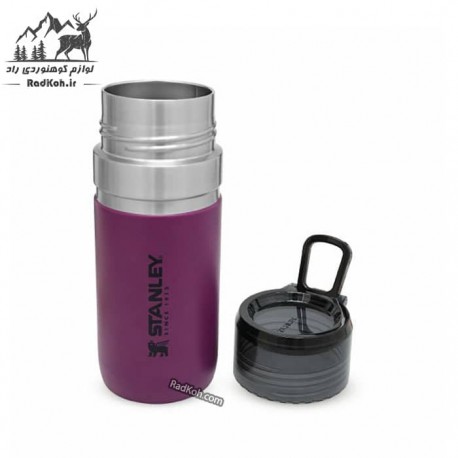 قمقمه دو جداره استنلی 0.47 میلی لیتری مدل Water Bottle 0.47L رنگ بنفش