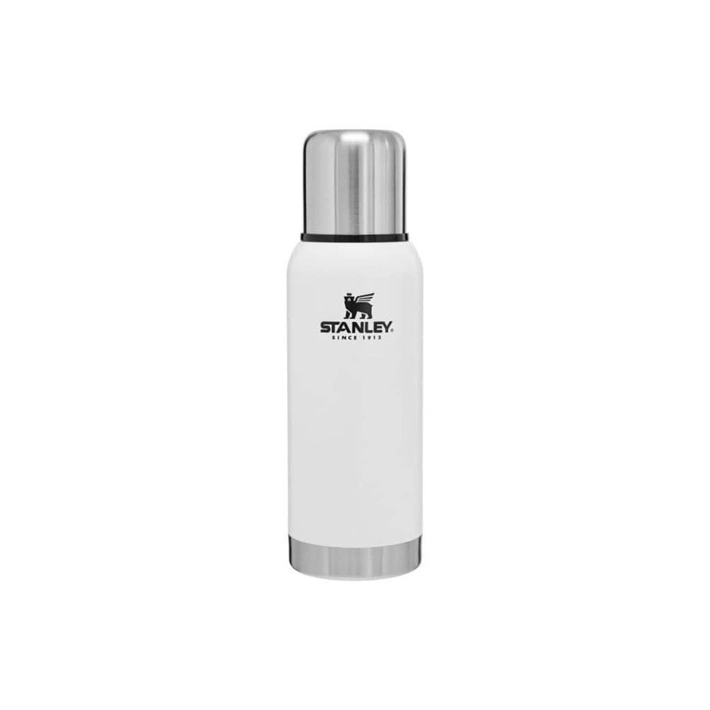 فلاسک بدنه وکیوم 730 میلی لیتری استنلی ادونچر مدل Vacuum Bottle 0.73L رنگ سفید