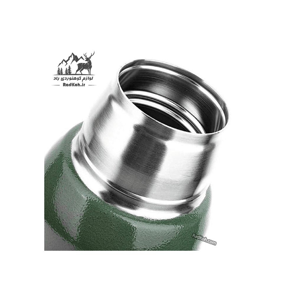 فلاسک بدنه وکیوم 730 میلی لیتری استنلی ادونچر مدل Vacuum Bottle 0.73L رنگ سبز