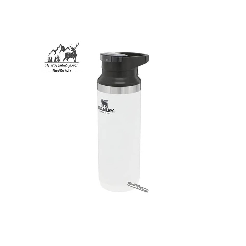 ماگ مسافرتی 470 میلی لیتری استنلی ادونچر مدل Switchback Travel Mug 0.47L رنگ سفید