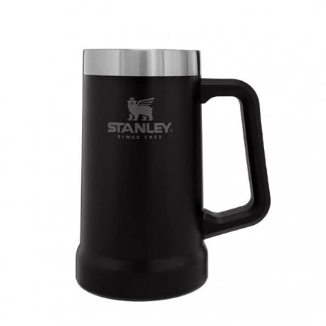 ماگ دوجداره دسته دار 700 میلی لیتر استنلی مدل Beer Stein 0.70L رنگ مشکی