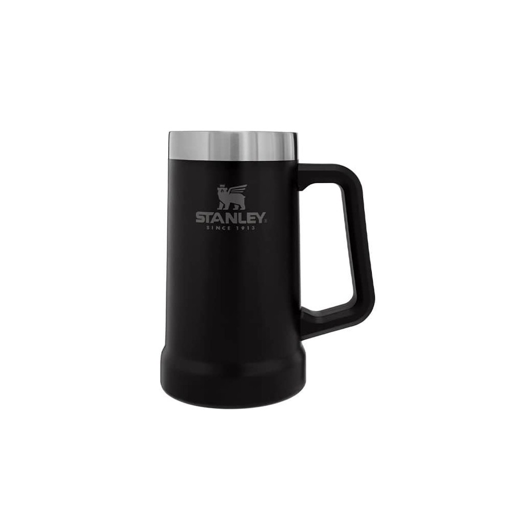 ماگ دوجداره دسته دار 700 میلی لیتر استنلی مدل Beer Stein 0.70L رنگ مشکی