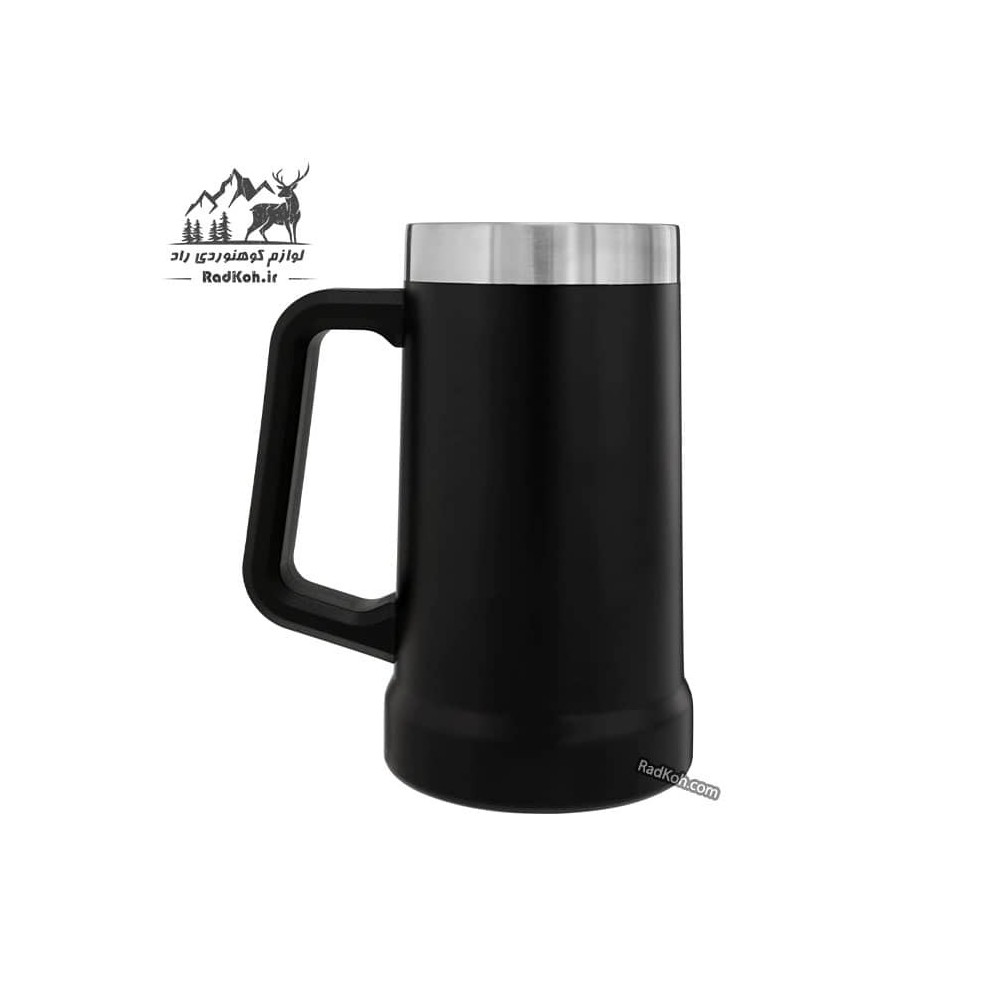ماگ دوجداره دسته دار 700 میلی لیتر استنلی مدل Beer Stein 0.70L رنگ مشکی
