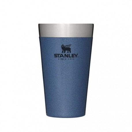 لیوان سفری استنلی 470 میلی لیتر مدل Beer Pint 0.47L رنگ آبی نفتی