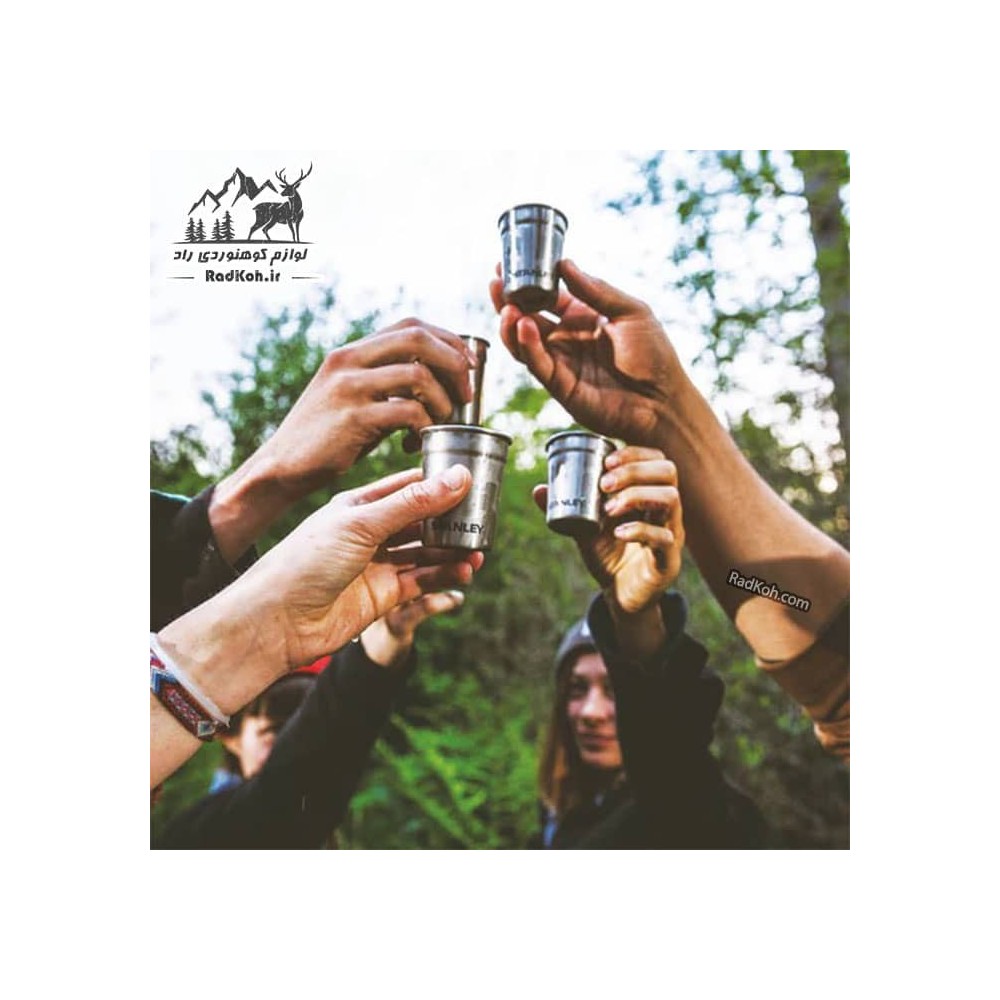 ست شات استنلی سری ادونچر مدل Nesting shot glass set رنگ سفید