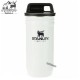ست شات و قمقمه کتابی استنلی ادونچر مدل Shot Glass + Flask Set رنگ سفید