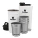 ست شات و قمقمه کتابی استنلی ادونچر مدل Shot Glass + Flask Set رنگ سفید