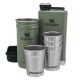 ست شات و قمقمه کتابی استنلی ادونچر مدل Shot Glass + Flask Set رنگ سبز