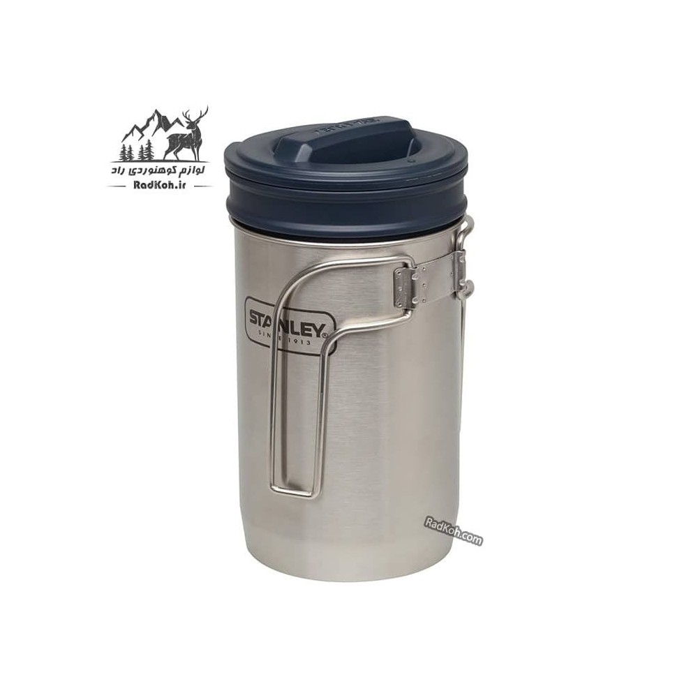 قهوه ساز سفری استنلی سری ادونچر مدل Boil + Brew 0.94L رنگ استیل