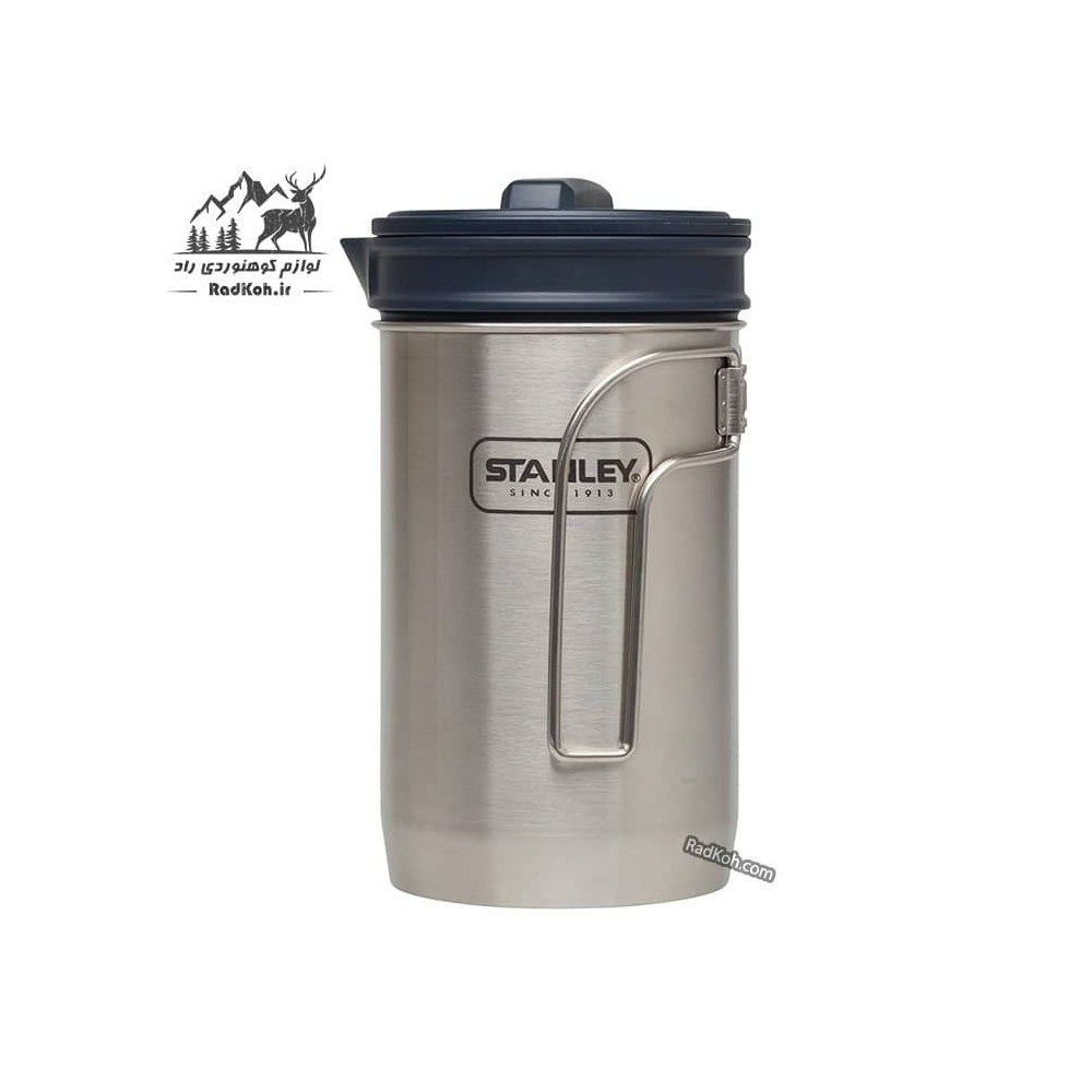 قهوه ساز سفری استنلی سری ادونچر مدل Boil + Brew 0.94L رنگ استیل