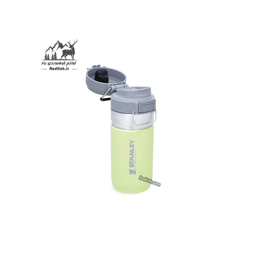 ماگ سفری استنلی مدل Water Bottle 0.47L رنگ سبز روشن