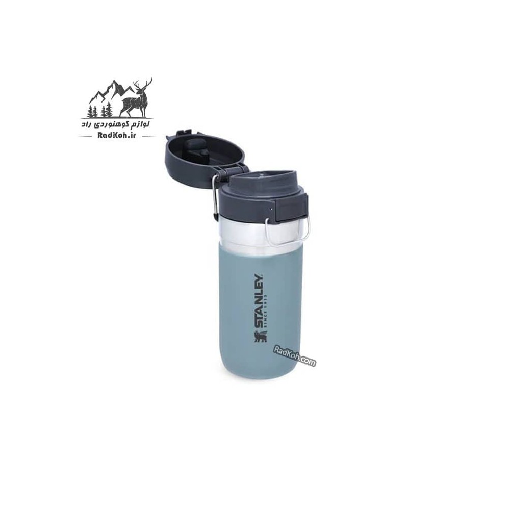 ماگ سفری استنلی مدل Water Bottle 0.47L رنگ آبی یخی