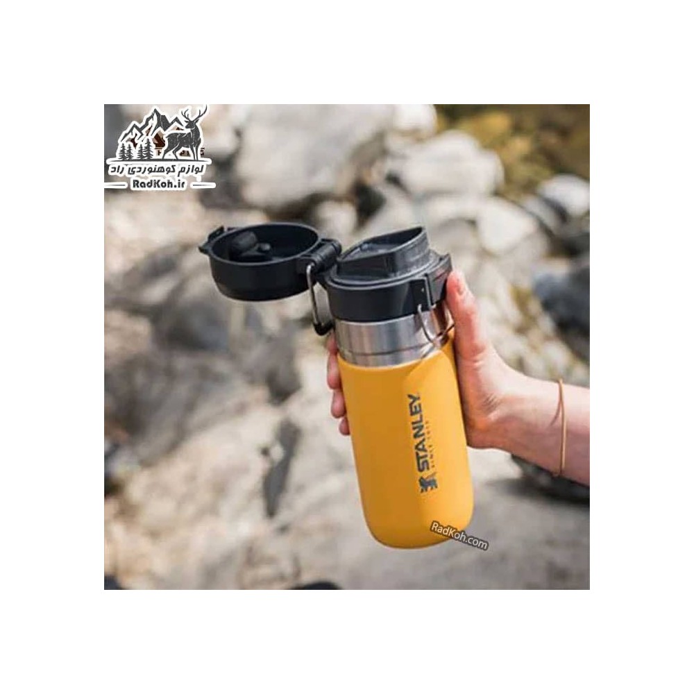 ماگ سفری استنلی مدل Water Bottle 0.47L رنگ نارنجی