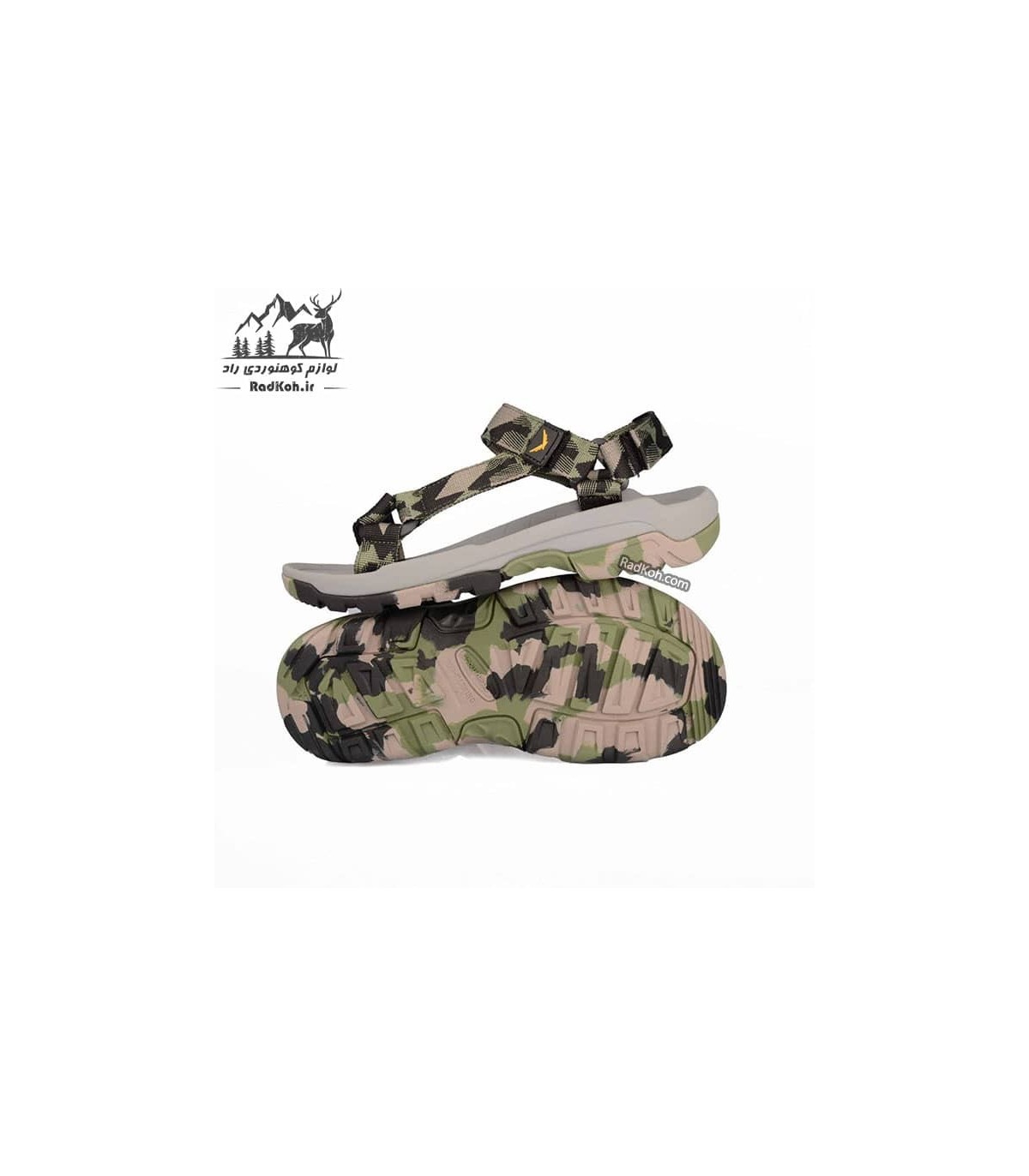 صندل جلو باز مردانه اسنوهاک مدل Sepante کد SN-245 رنگ سبز