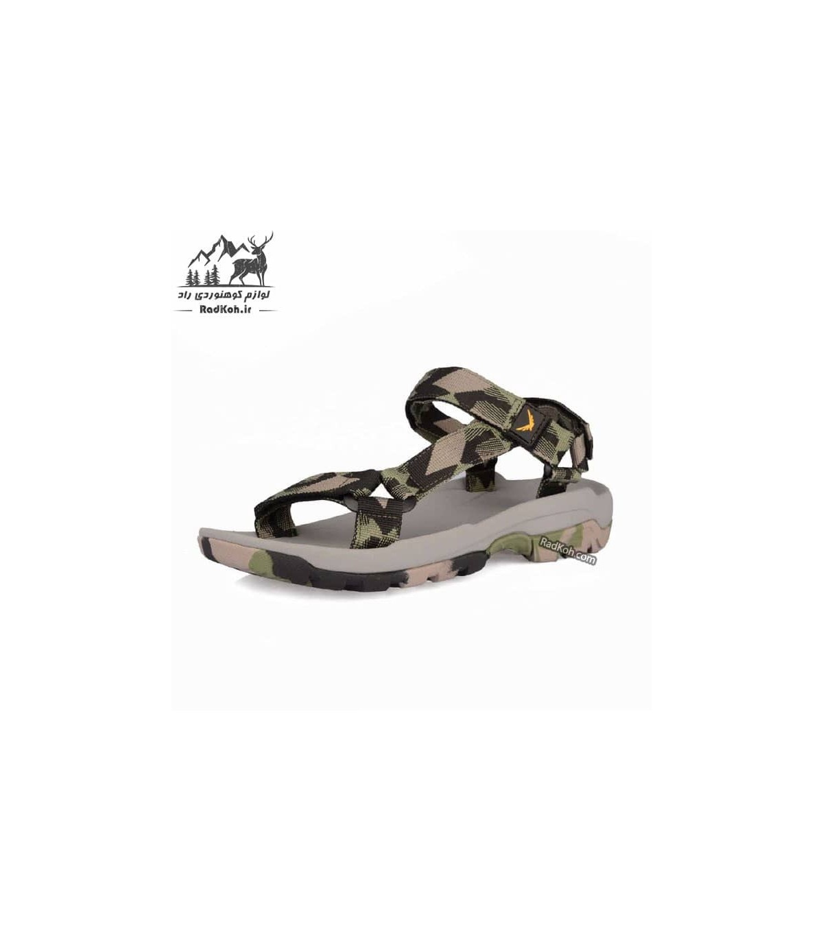 صندل جلو باز مردانه اسنوهاک مدل Sepante کد SN-245 رنگ سبز