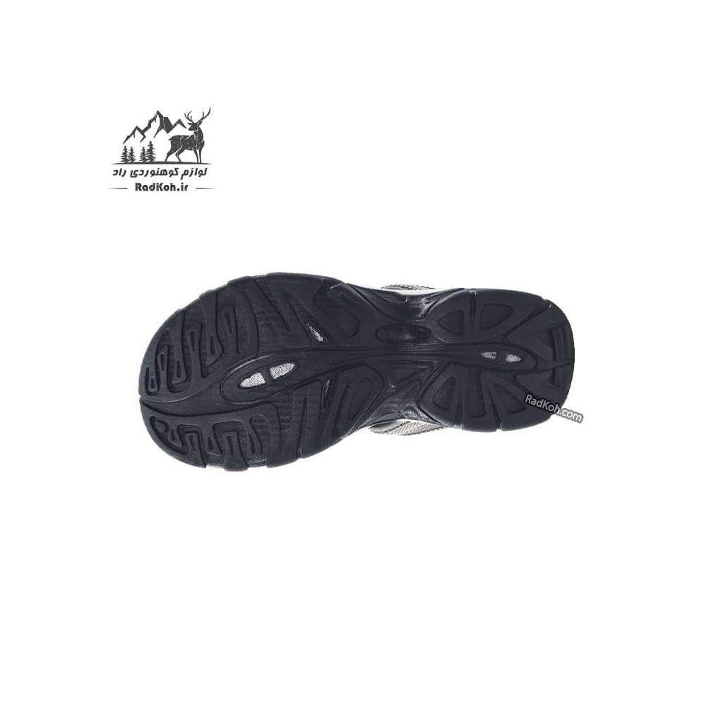 صندل جلو بسته اسنوهاک مردانه مدل Spinas کد SN-255 رنگ طوسی