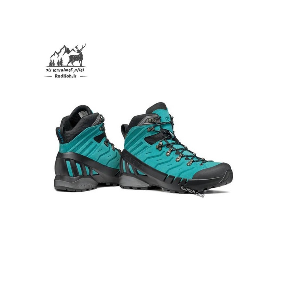 کفش طبیعت گردی زنانه اسکارپا مدل Cyclone-s Gtx رنگ آبی فیروزه ای