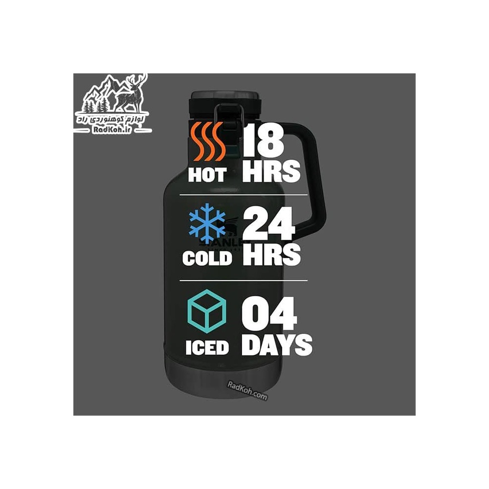 فلاسک قفل دار 1.9 لیتری استنلی کلاسیک مدل Growler 1.9 L
