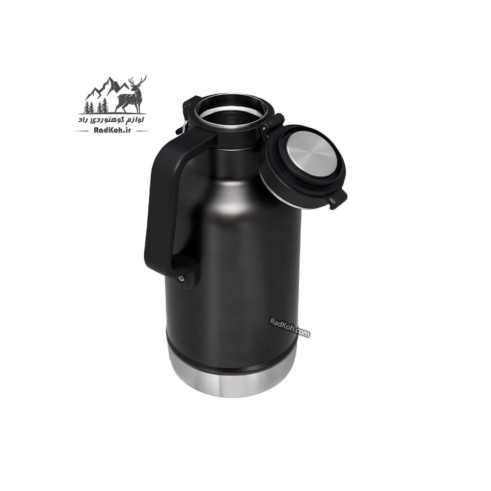 فلاسک قفل دار 1.9 لیتری استنلی کلاسیک مدل Growler 1.9 L رنگ مشکی