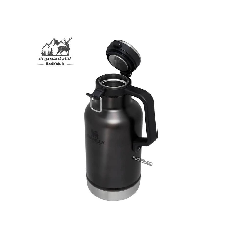 فلاسک قفل دار 1.9 لیتری استنلی کلاسیک مدل Growler 1.9 L رنگ مشکی