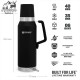 فلاسک نشکن 1.3 لیتری استنلی مستر مدل Master Thermal Bottle 1.3L رنگ مشکی