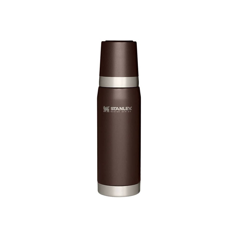 فلاسک نشکن 750 میلی لیتری استنلی مستر مدل Master Thermal Bottle 0.75L رنگ خاکستری تیره