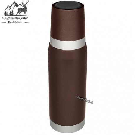 فلاسک نشکن 750 میلی لیتری استنلی مستر مدل Master Thermal Bottle 0.75L رنگ خاکستری تیره