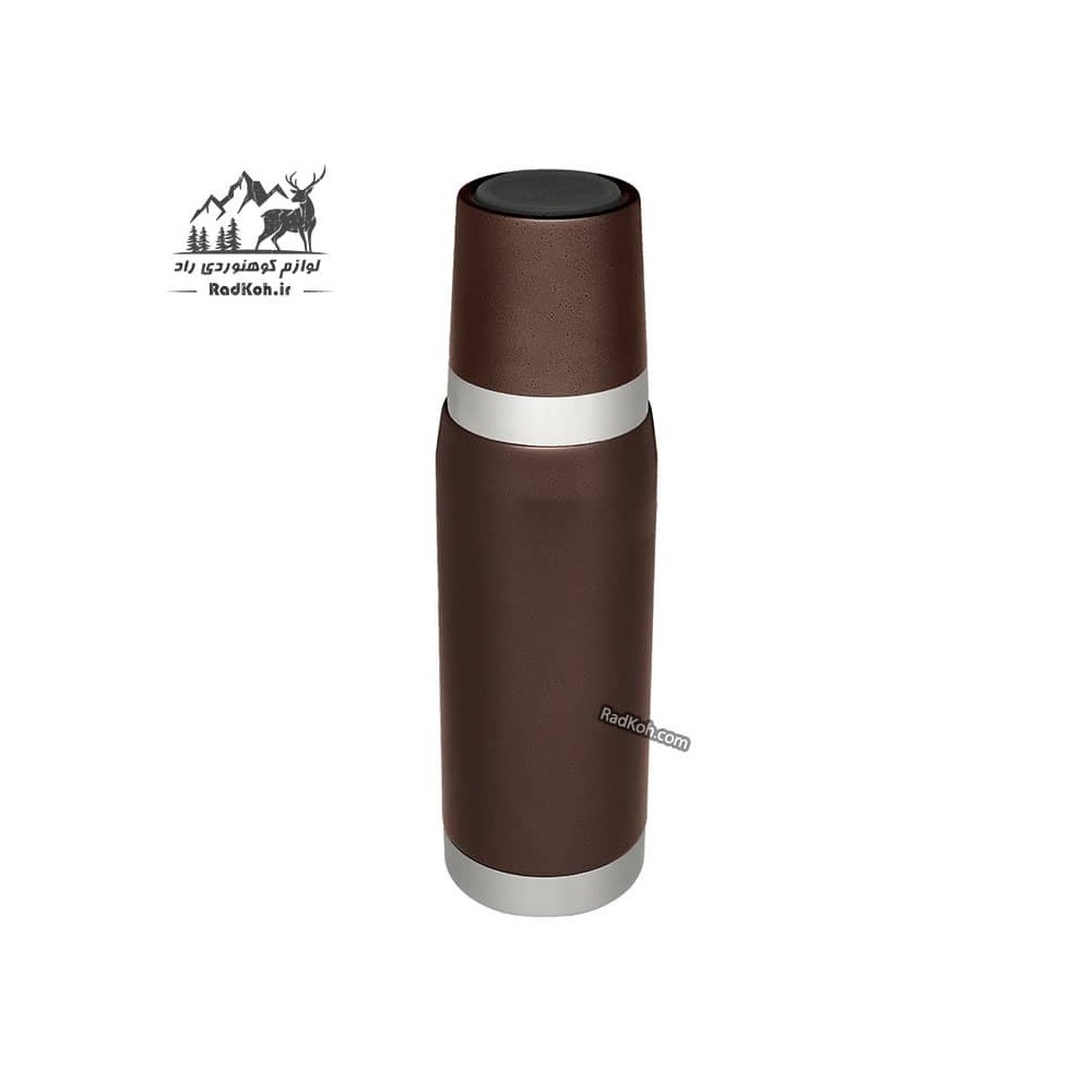 فلاسک نشکن 750 میلی لیتری استنلی مستر مدل Master Thermal Bottle 0.75L رنگ خاکستری تیره