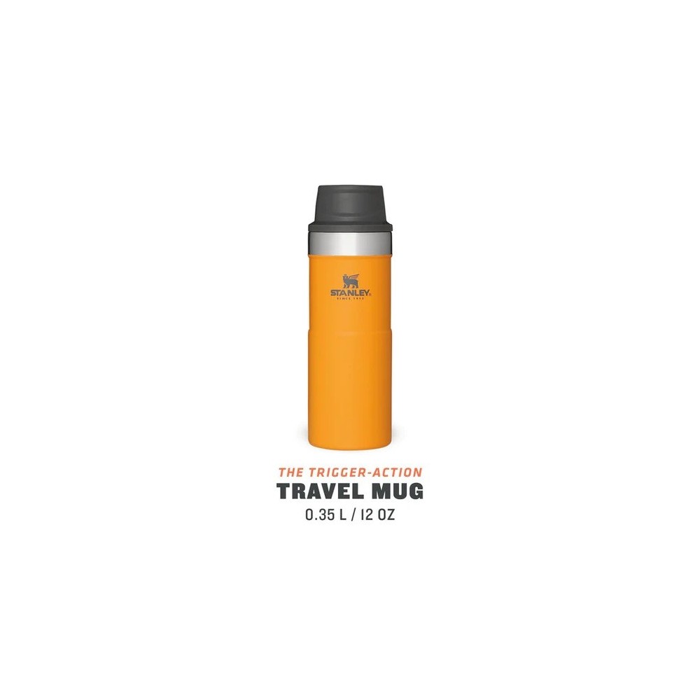 ماگ تریجر اکشن 350 میلی لیتری استنلی کلاسیک مدل stanley Classic Triggr Action Mug .35 L رنگ نانجی