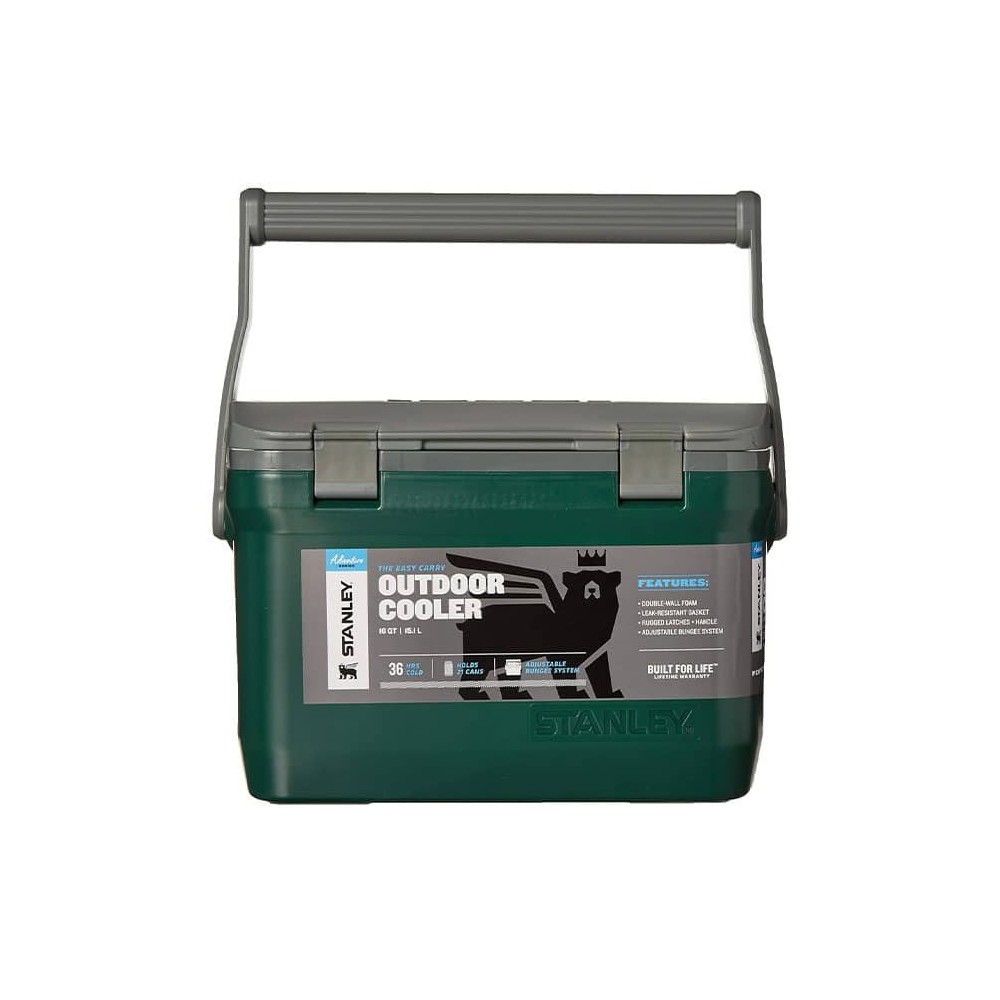 یخدان مسافرتی 15.1 لیتری استنلی ادونچر مدل outdoor cooler 15.1l رنگ سبز