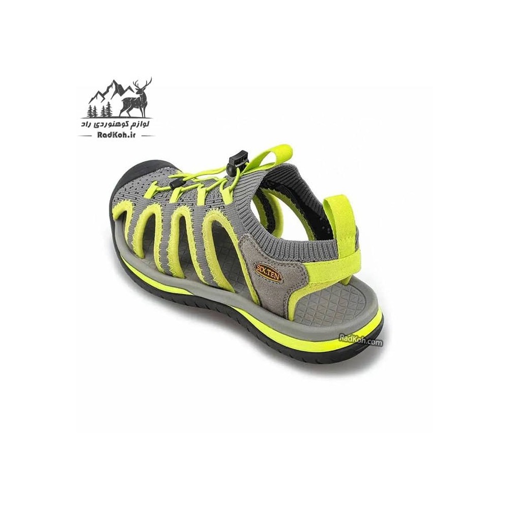 صندل پیاده روی زنانه سیکس تن مدل ST-70 رنگ طوسی/سبز
