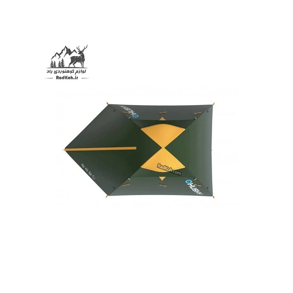 چادر 3 نفره هاسکی مدل bird 3 classic	 رنگ سبز
