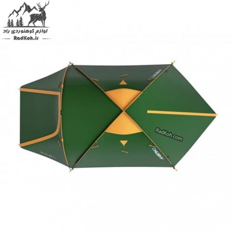 چادر طبیعت گردی 3 نفره هاسکی مدل bizon 3 classic رنگ سبز